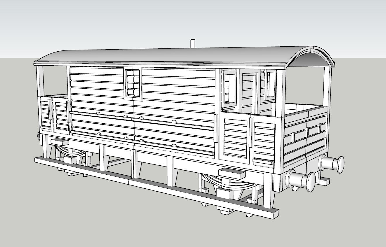 (image for) LBSCR 20t Brake Van d1576